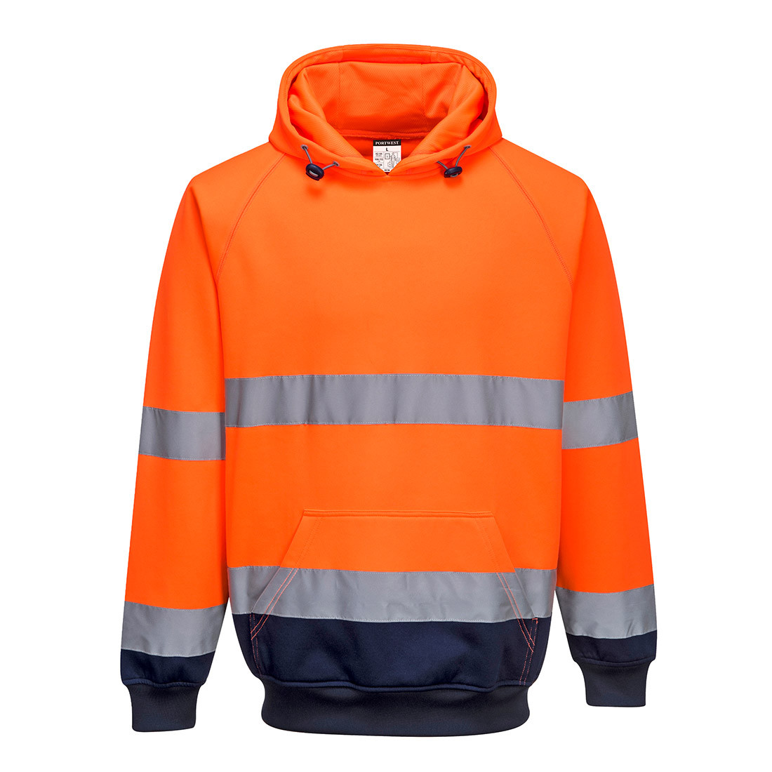 Zweifarbiges Kapuzen-Sweatshirt - Arbeitskleidung