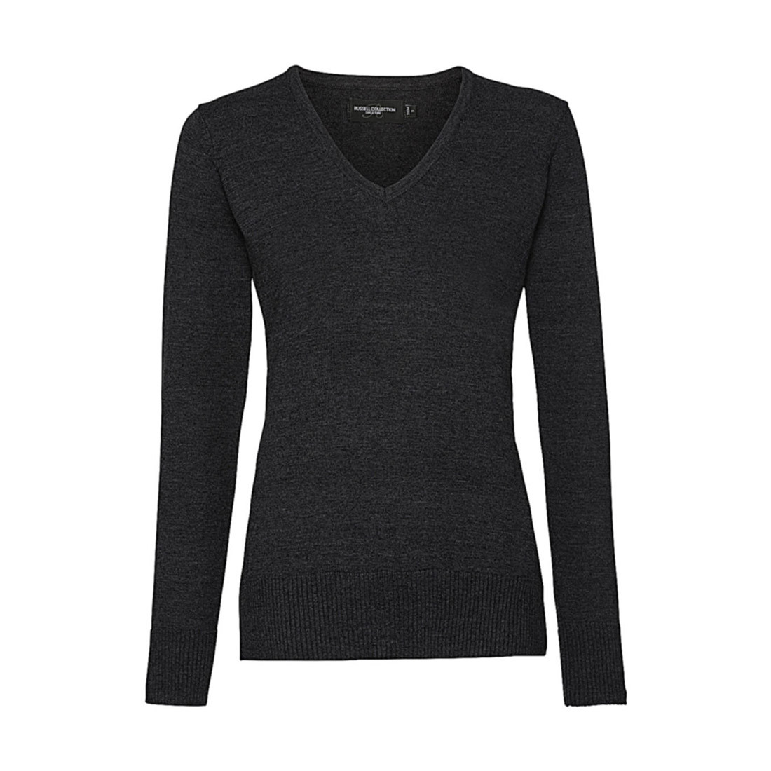Ladies V-Neck Knitted Pullover - Safetywear