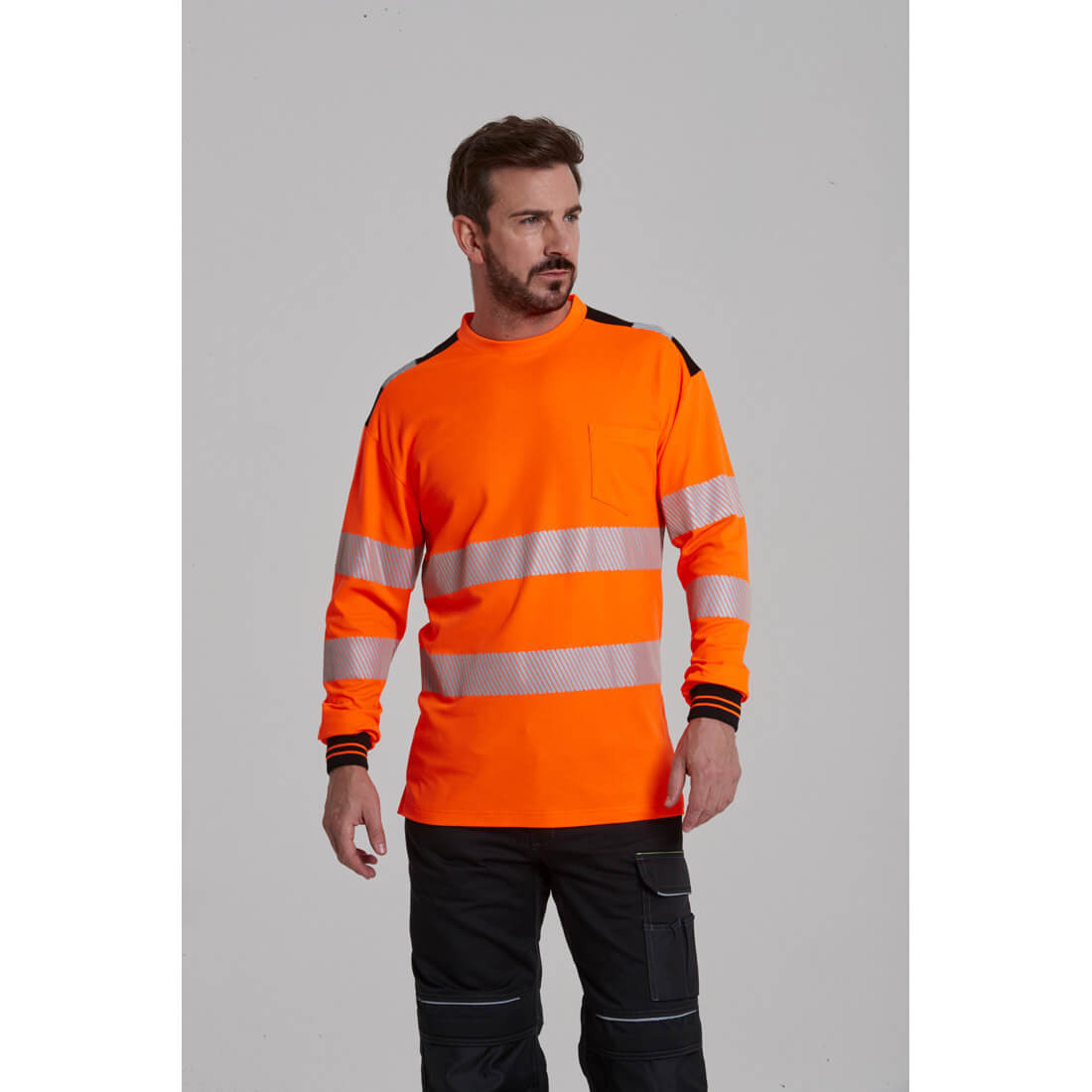 PW3 Hi-Vis T-Shirt L/S - Safetywear