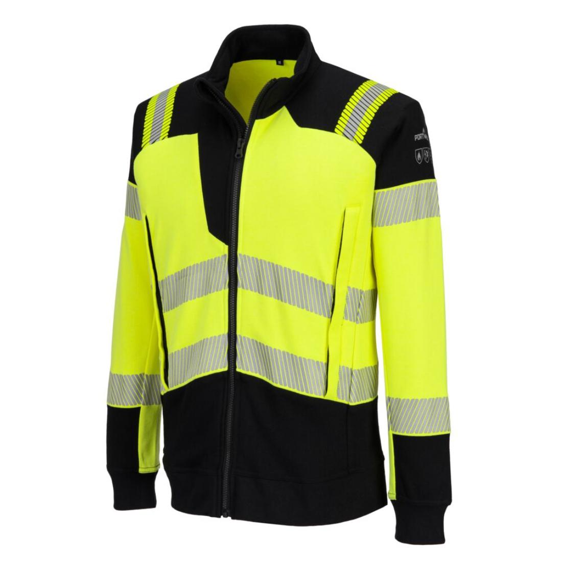 PW3 Modaflame Knit Hi-Vis FR Full Zip Sweatshirt - Safetywear