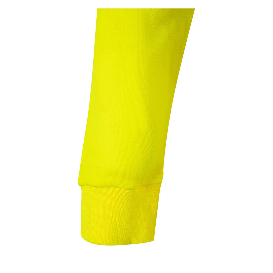 Long sleeve cotton polo shirt with segmented tape - Safetywear Long sleeve cotton polo shirt with segmented tape - Safetywear