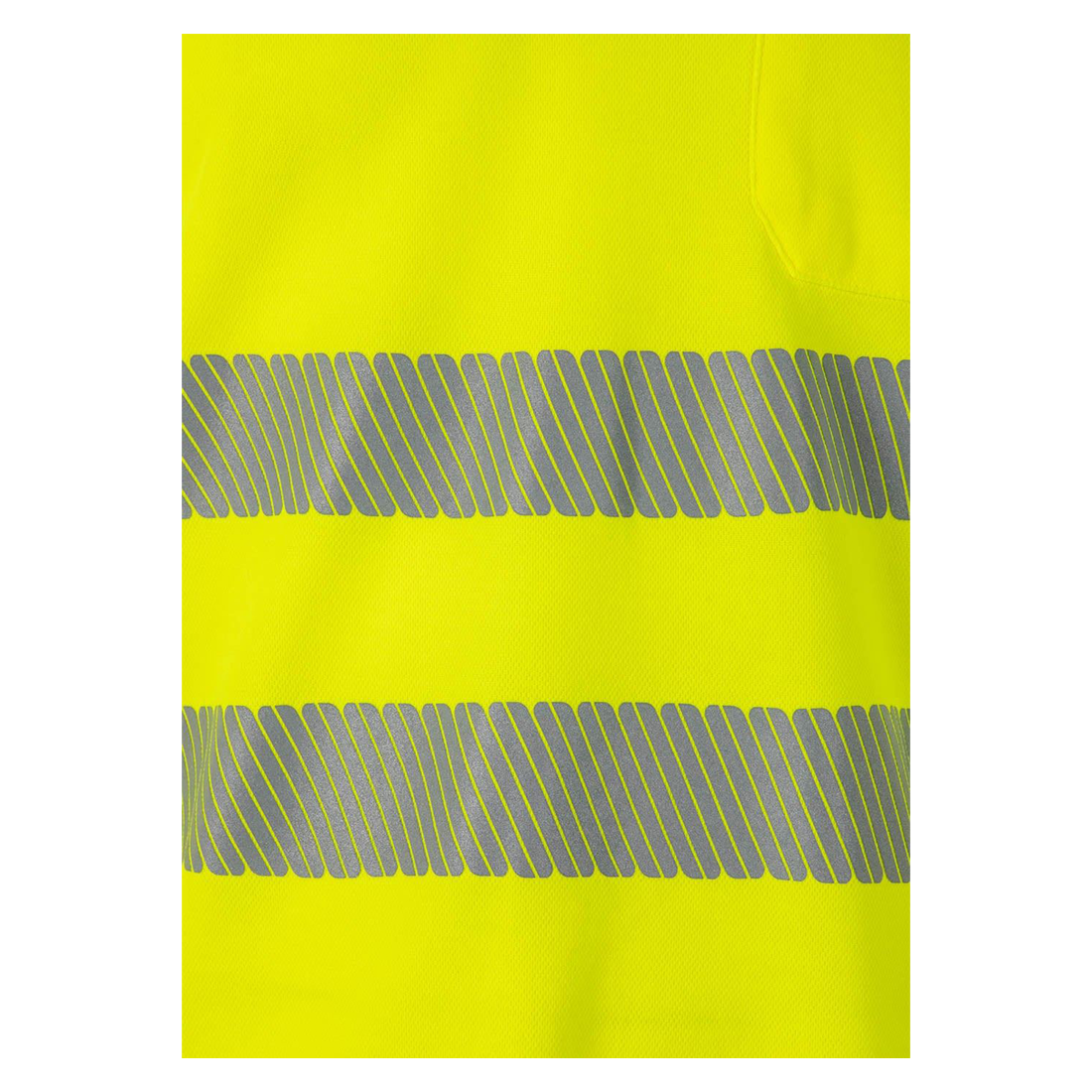 Long sleeve cotton polo shirt with segmented tape - Safetywear Long sleeve cotton polo shirt with segmented tape - Safetywear
