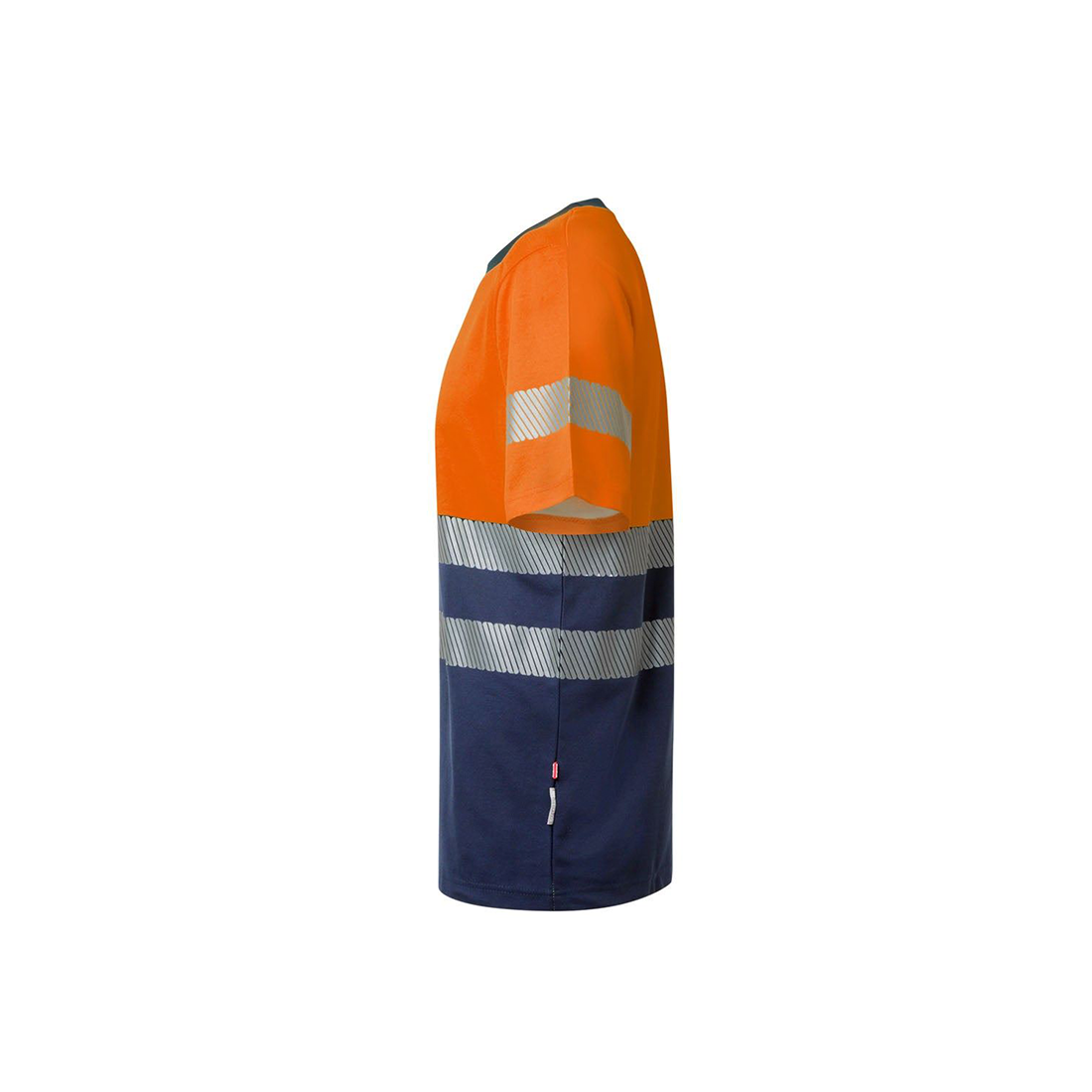 Tricou HiVis bicolor din bumbac, cu bandă segmentată - Imbracaminte de protectie Tricou HiVis bicolor din bumbac, cu bandă segmentată - Imbracaminte de protectie
