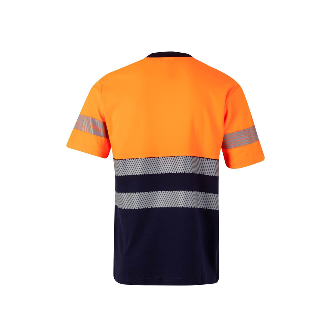 Tricou HiVis bicolor din bumbac, cu bandă segmentată - Imbracaminte de protectie Tricou HiVis bicolor din bumbac, cu bandă segmentată - Imbracaminte de protectie