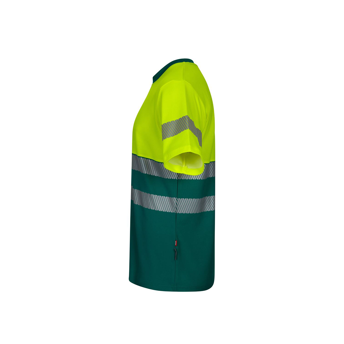 Tricou HiVis bicolor din bumbac, cu bandă segmentată - Imbracaminte de protectie Tricou HiVis bicolor din bumbac, cu bandă segmentată - Imbracaminte de protectie