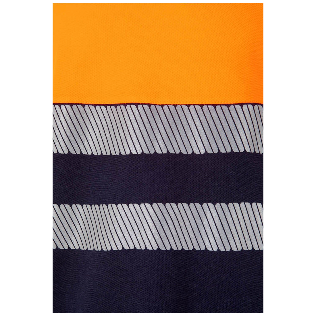 Tricou HiVis bicolor din bumbac, cu bandă segmentată - Imbracaminte de protectie Tricou HiVis bicolor din bumbac, cu bandă segmentată - Imbracaminte de protectie