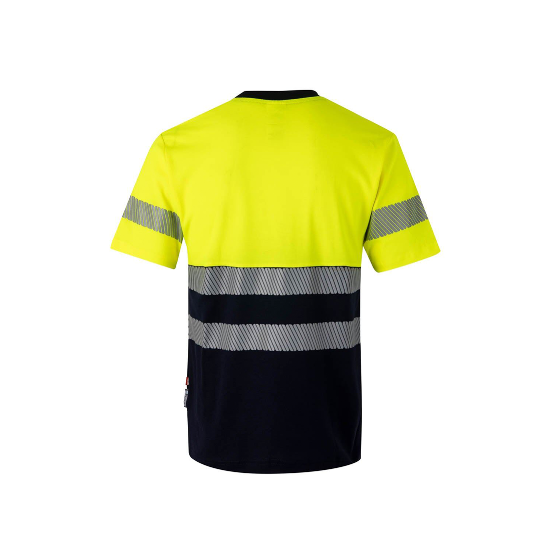 Tricou HiVis bicolor din bumbac, cu bandă segmentată - Imbracaminte de protectie Tricou HiVis bicolor din bumbac, cu bandă segmentată - Imbracaminte de protectie