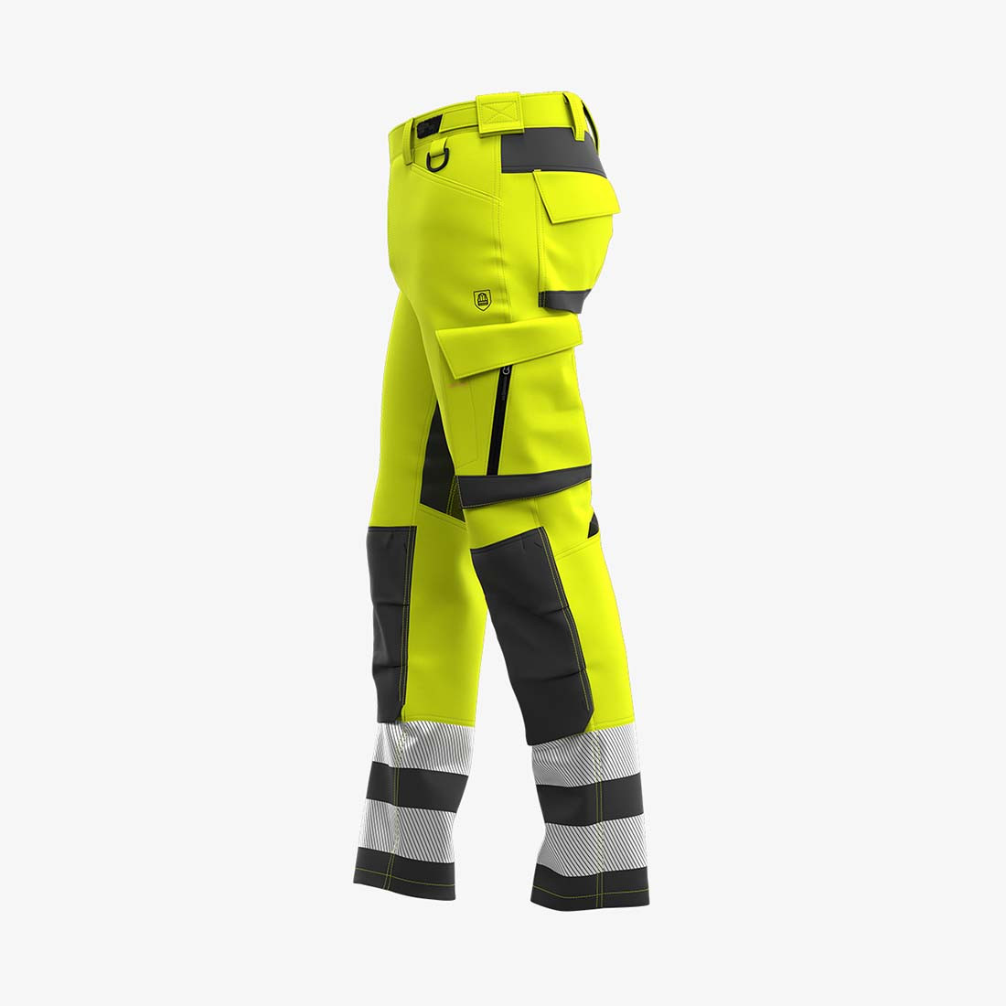SCUHVTROM Men's HiVis Trousers, Safetywear SafetyOne