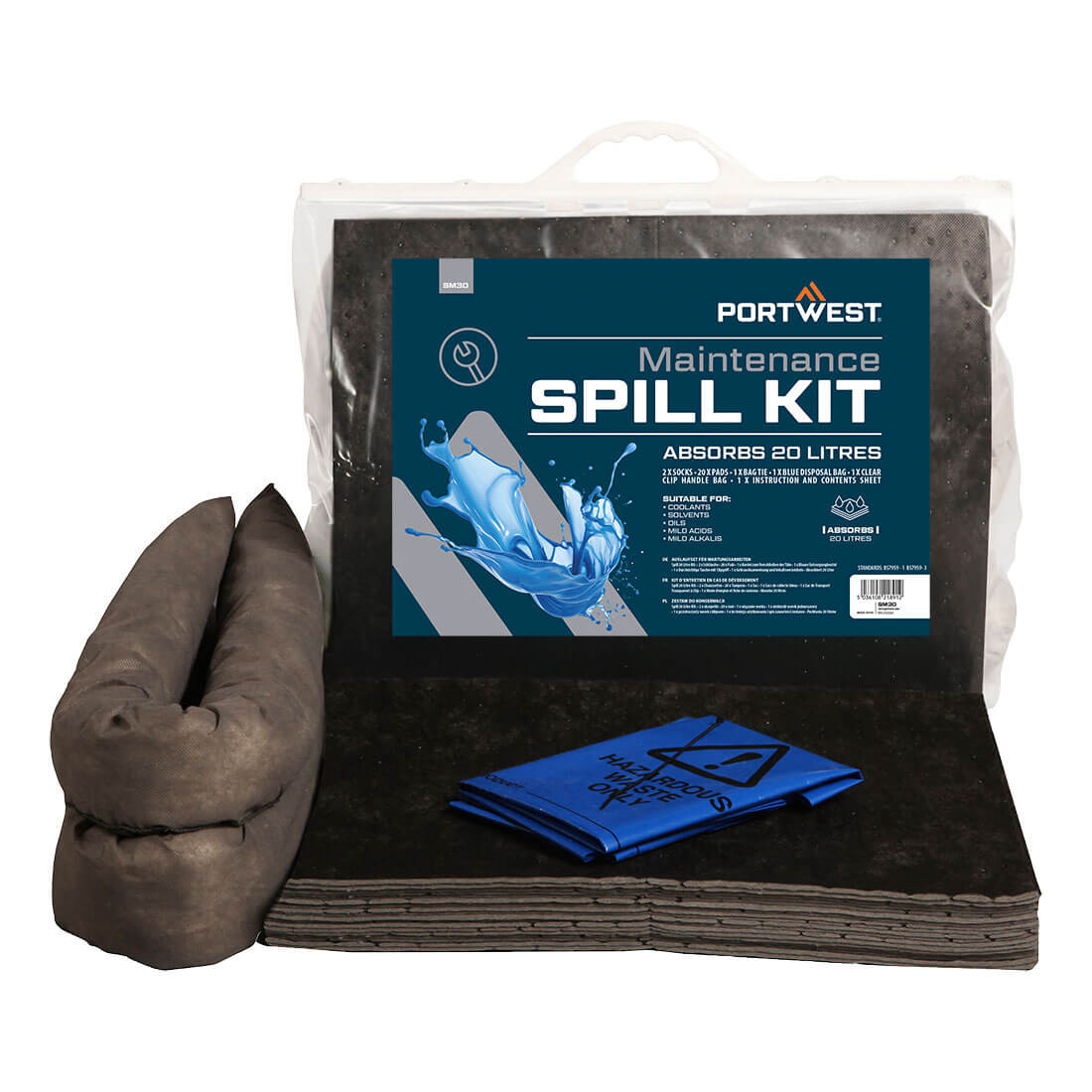 Kit absorbant de maintenance PW 20 litres - Techniques Kit absorbant de maintenance PW 20 litres - Techniques