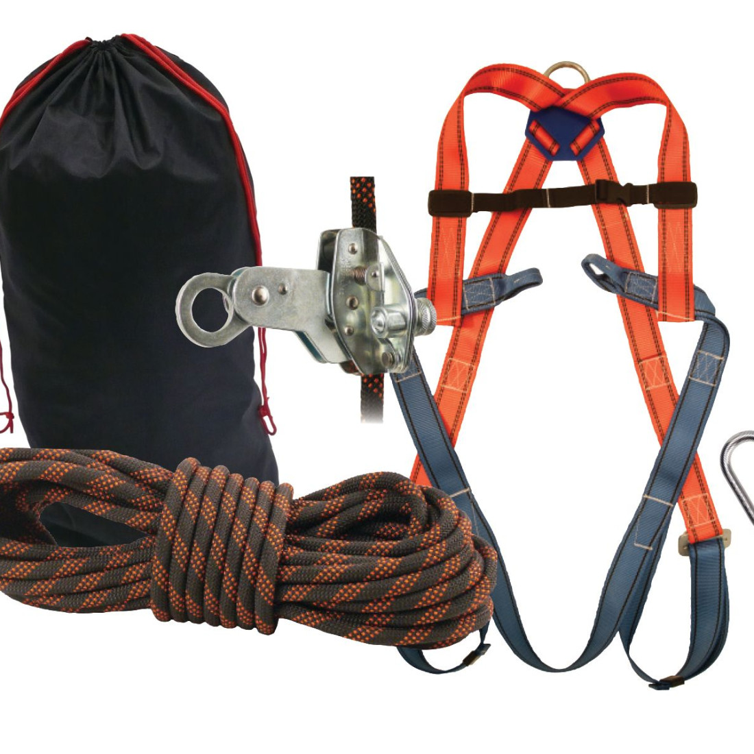 Kit di arresto verticale 10m - Equipaggiamenti di protezione personale Kit di arresto verticale 10m - Equipaggiamenti di protezione personale