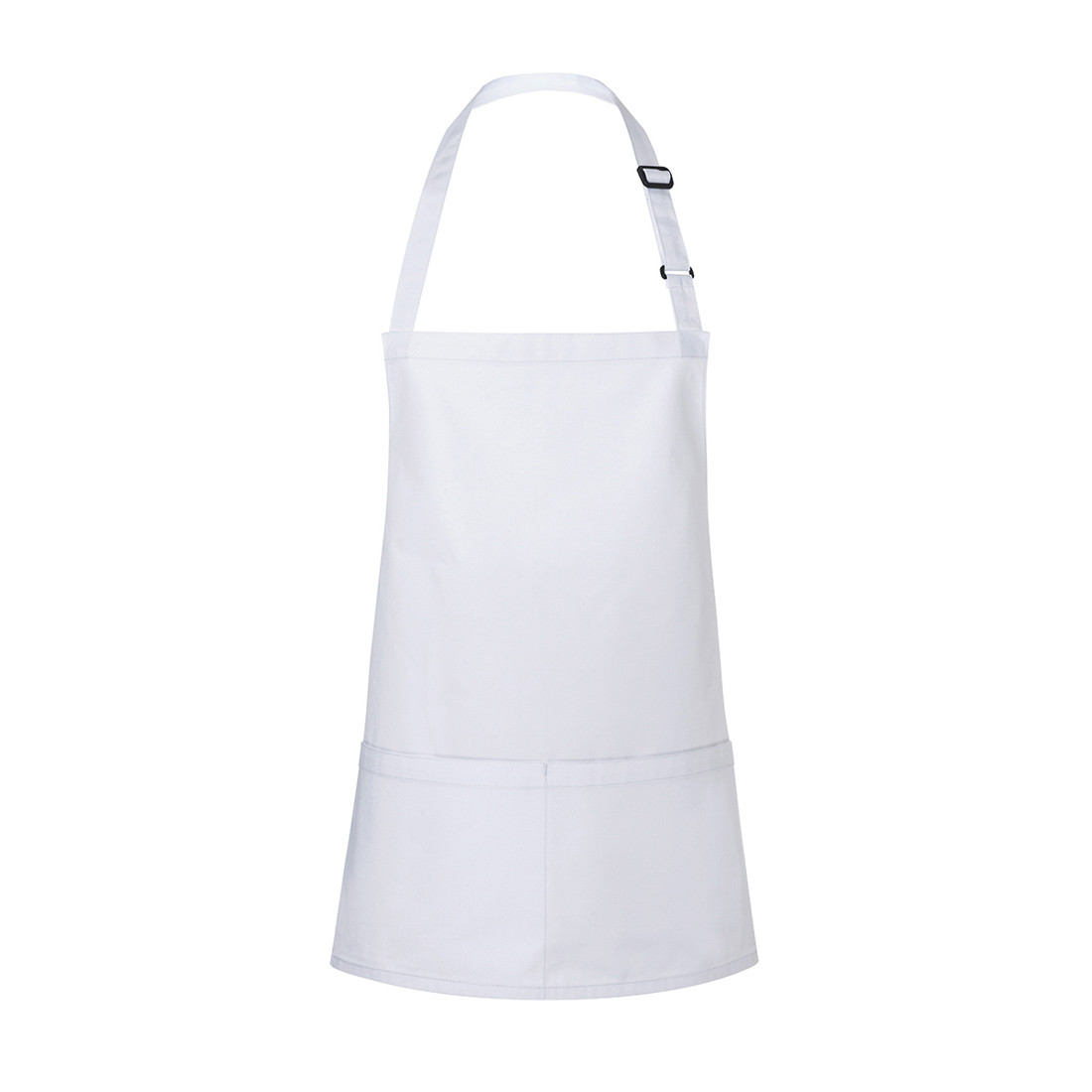 Tablier à bavette court Basic avec boucle et poche - Les vêtements de protection Tablier à bavette court Basic avec boucle et poche - Les vêtements de protection