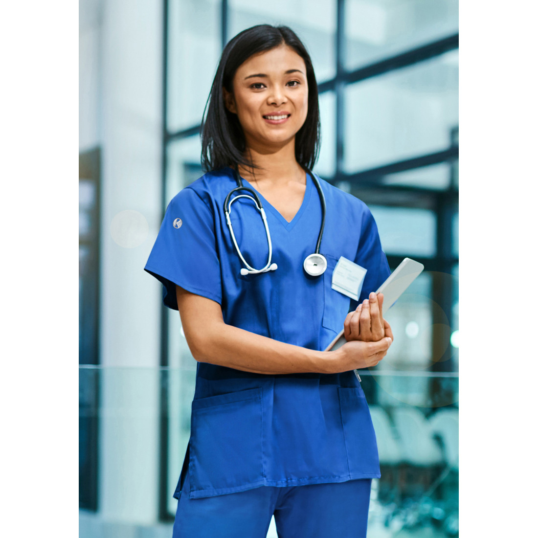 Casacca funzionale da donna a maniche corte Essential - Abbigliamento di protezione Casacca funzionale da donna a maniche corte Essential - Abbigliamento di protezione