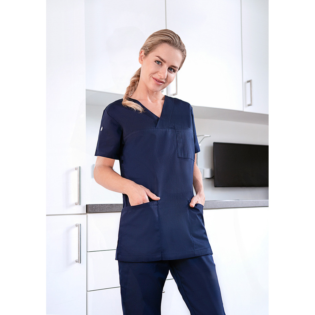 Short-Sleeve Ladies' Slip-on Tunic Essential - Safetywear