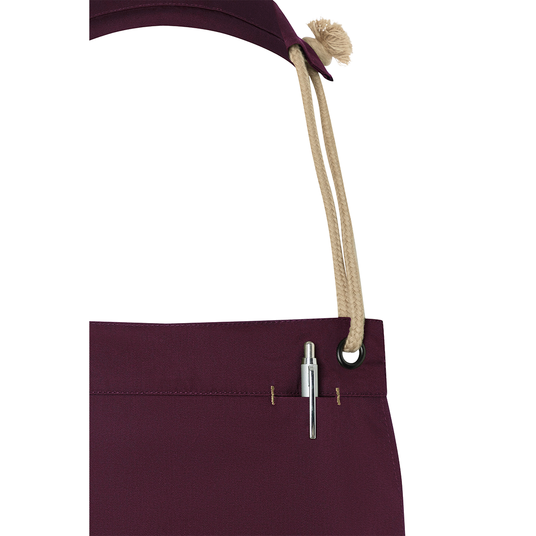 Tablier à bavette New-Nature , en matériau durable , 65% GRS Certified Recycled Polyester / 35% Conventional Cotton - Les vêtements de protection Tablier à bavette New-Nature , en matériau durable , 65% GRS Certified Recycled Polyester / 35% Conventional Cotton - Les vêtements de protection