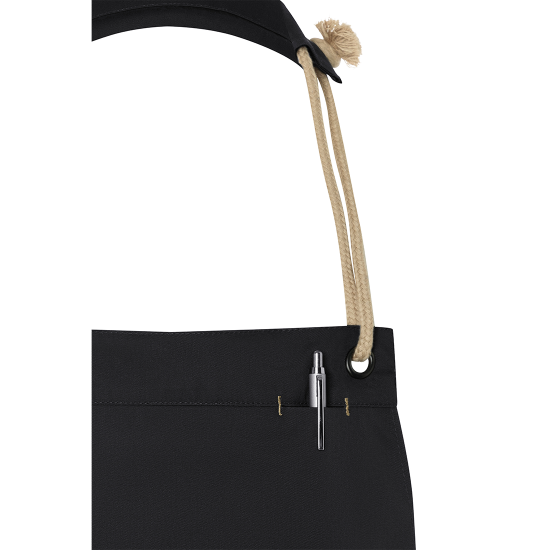Tablier à bavette New-Nature , en matériau durable , 65% GRS Certified Recycled Polyester / 35% Conventional Cotton - Les vêtements de protection Tablier à bavette New-Nature , en matériau durable , 65% GRS Certified Recycled Polyester / 35% Conventional Cotton - Les vêtements de protection