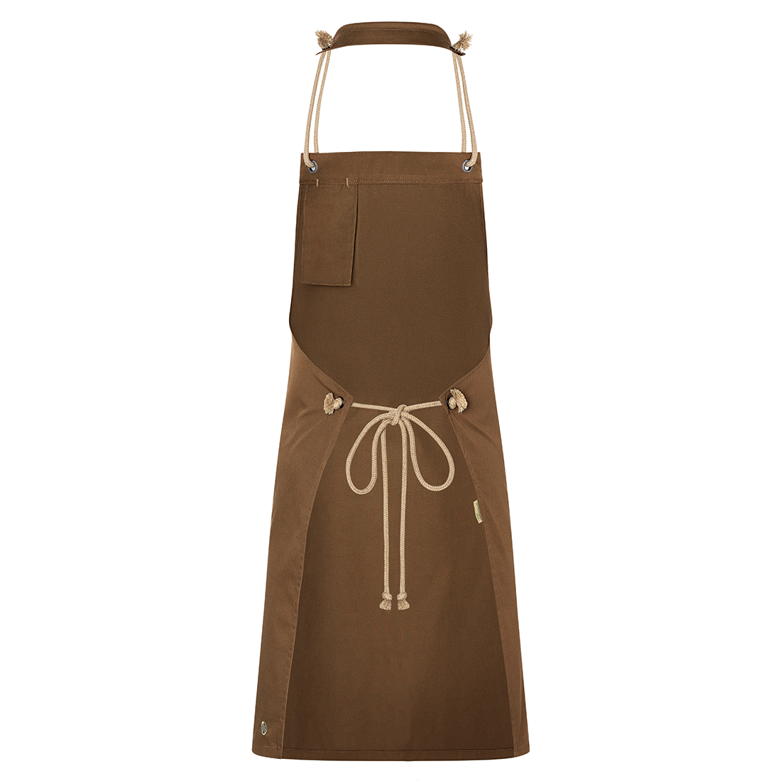 Bib Apron New-Nature , from sustainable material , 65 % GRS Certified Recycled Polyester / 35 % Conventional Cotton - Safetywear