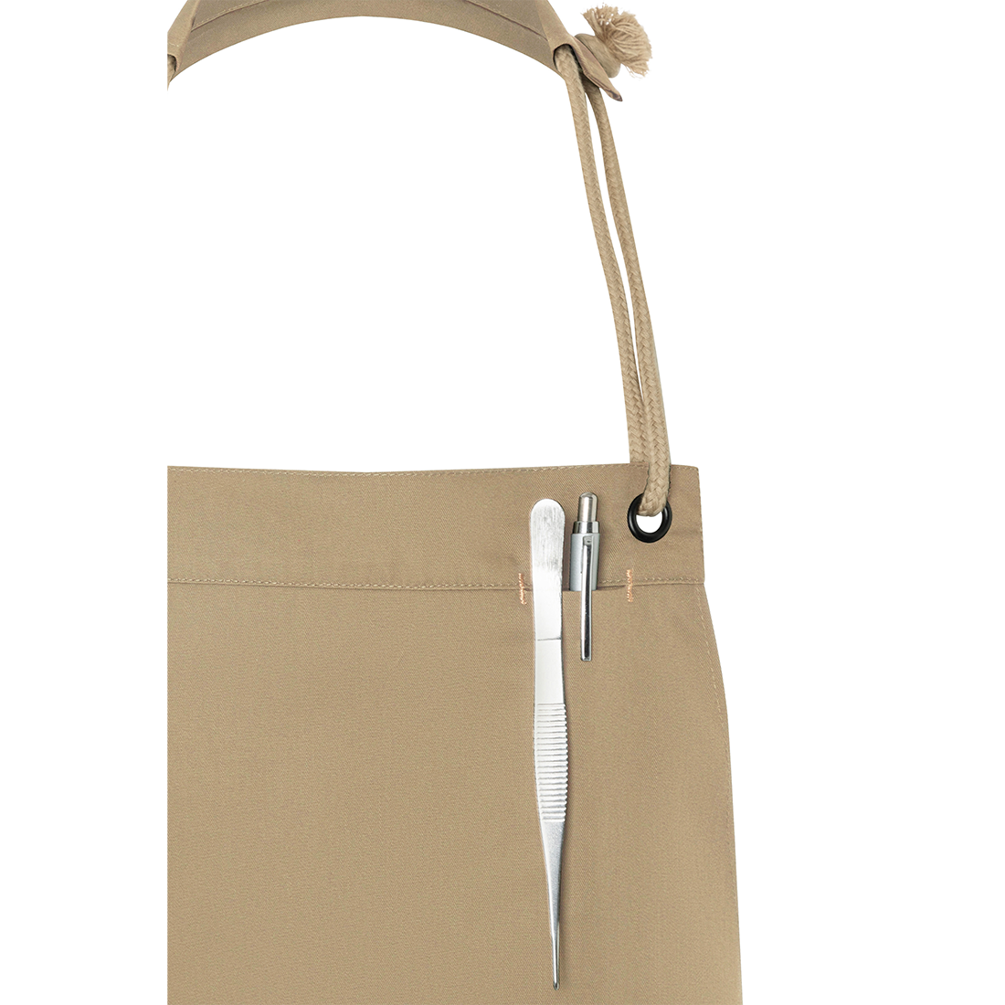 Tablier à bavette New-Nature , en matériau durable , 65% GRS Certified Recycled Polyester / 35% Conventional Cotton - Les vêtements de protection Tablier à bavette New-Nature , en matériau durable , 65% GRS Certified Recycled Polyester / 35% Conventional Cotton - Les vêtements de protection