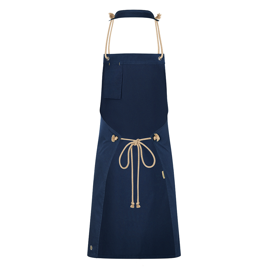 Bib Apron New-Nature , from sustainable material , 65 % GRS Certified Recycled Polyester / 35 % Conventional Cotton - Safetywear