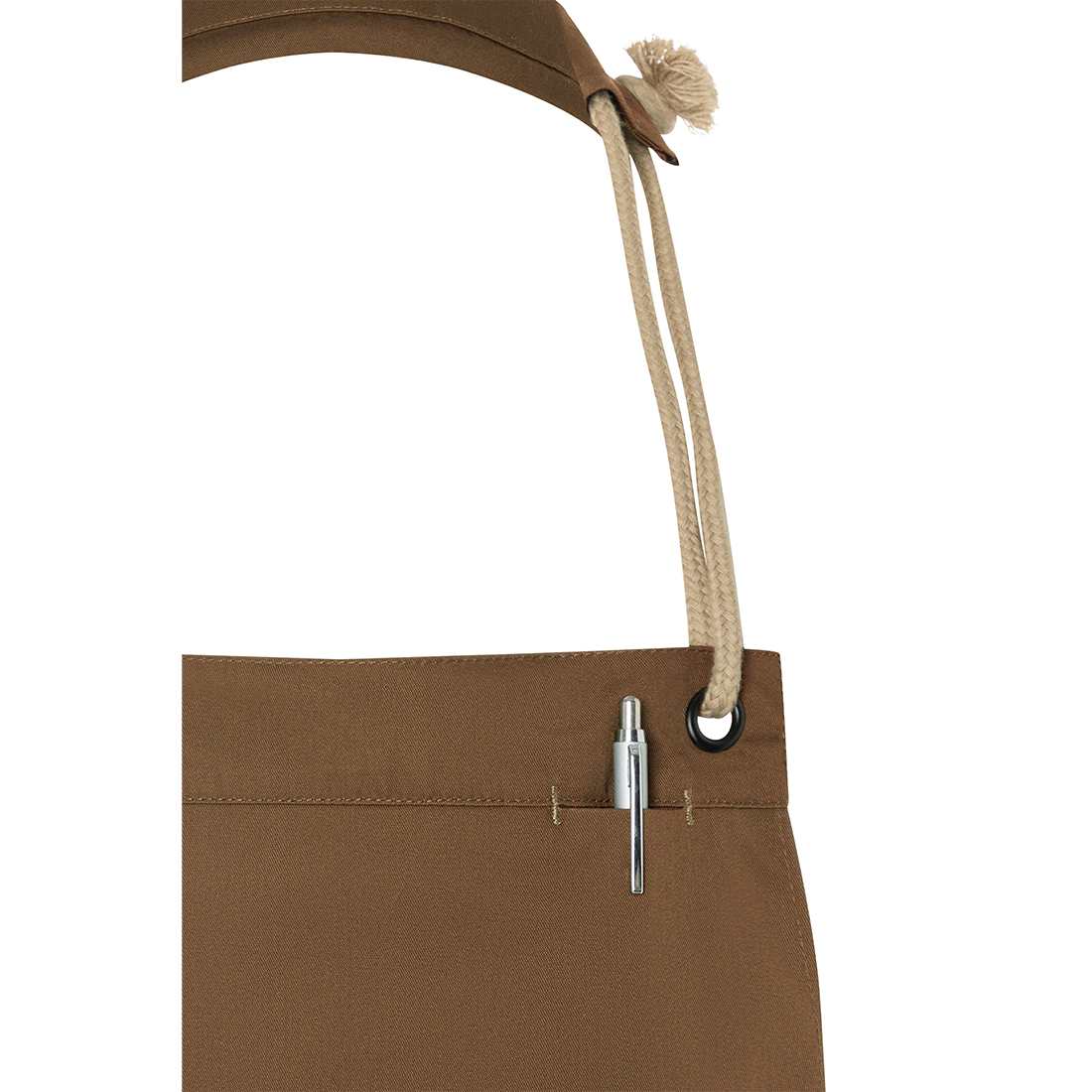 Tablier à bavette New-Nature , en matériau durable , 65% GRS Certified Recycled Polyester / 35% Conventional Cotton - Les vêtements de protection Tablier à bavette New-Nature , en matériau durable , 65% GRS Certified Recycled Polyester / 35% Conventional Cotton - Les vêtements de protection