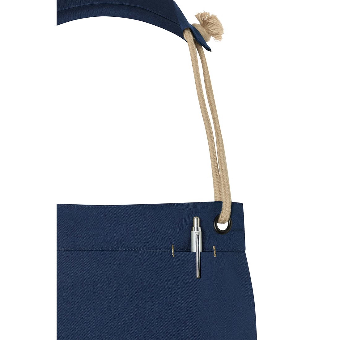 Bib Apron New-Nature , from sustainable material , 65 % GRS Certified Recycled Polyester / 35 % Conventional Cotton - Safetywear