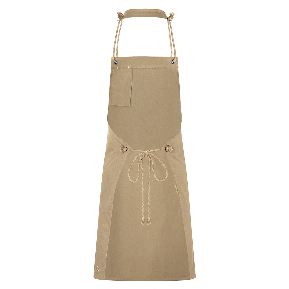 Bib Apron New-Nature , from sustainable material , 65 % GRS Certified Recycled Polyester / 35 % Conventional Cotton - Safetywear