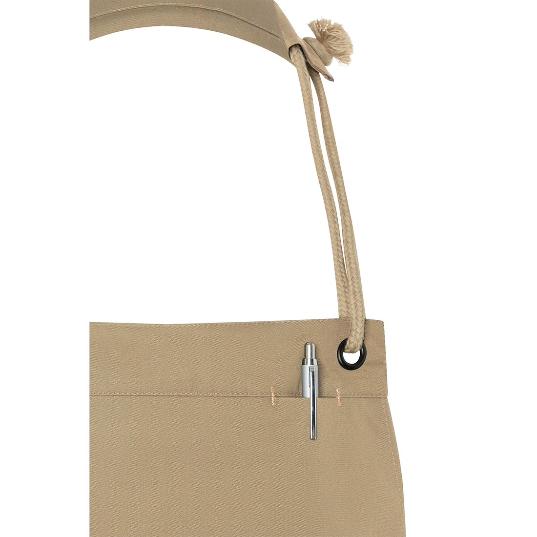 Tablier à bavette New-Nature , en matériau durable , 65% GRS Certified Recycled Polyester / 35% Conventional Cotton - Les vêtements de protection Tablier à bavette New-Nature , en matériau durable , 65% GRS Certified Recycled Polyester / 35% Conventional Cotton - Les vêtements de protection