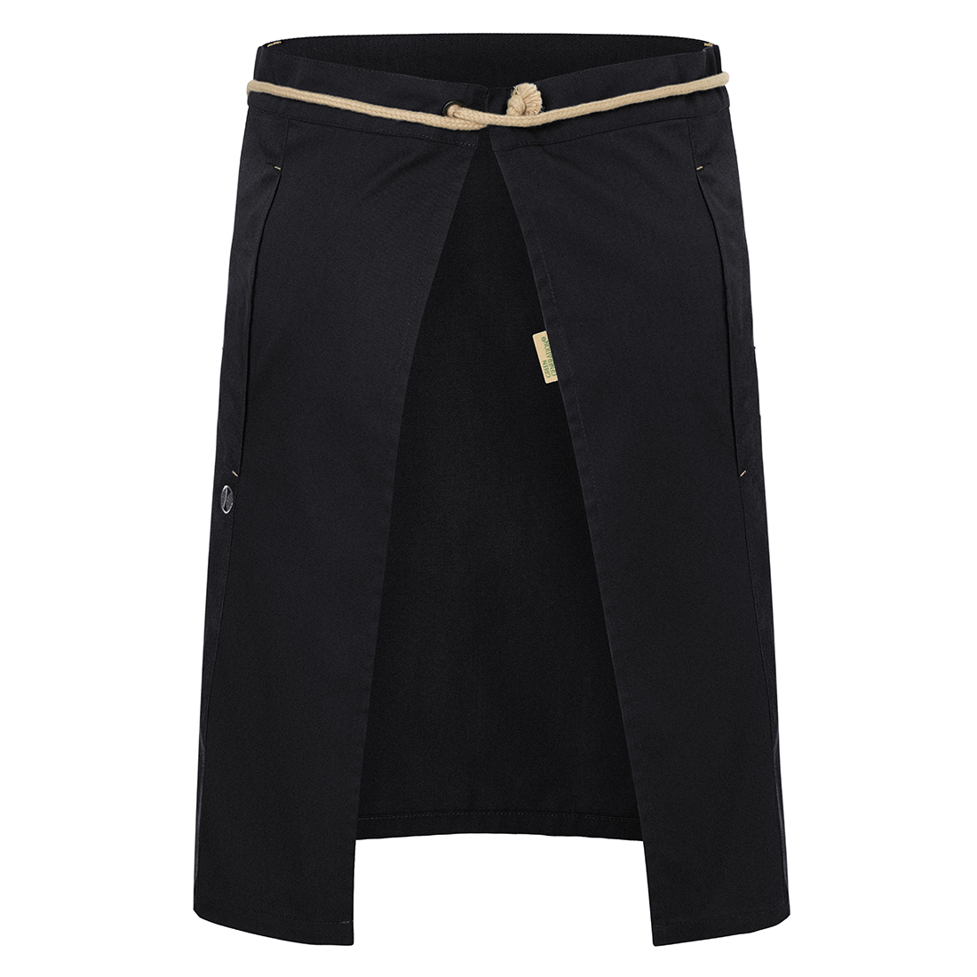 Waist Apron New-Nature , from sustainable material , 65% GRS Certified Recycled Polyester / 35% Conventional Cotton - Safetywear Waist Apron New-Nature , from sustainable material , 65% GRS Certified Recycled Polyester / 35% Conventional Cotton - Safetywear