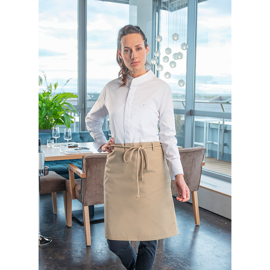 Waist Apron New-Nature , from sustainable material , 65% GRS Certified Recycled Polyester / 35% Conventional Cotton - Safetywear