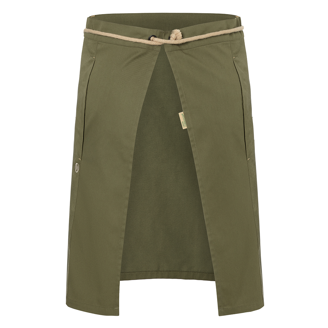 Waist Apron New-Nature , from sustainable material , 65% GRS Certified Recycled Polyester / 35% Conventional Cotton - Safetywear Waist Apron New-Nature , from sustainable material , 65% GRS Certified Recycled Polyester / 35% Conventional Cotton - Safetywear