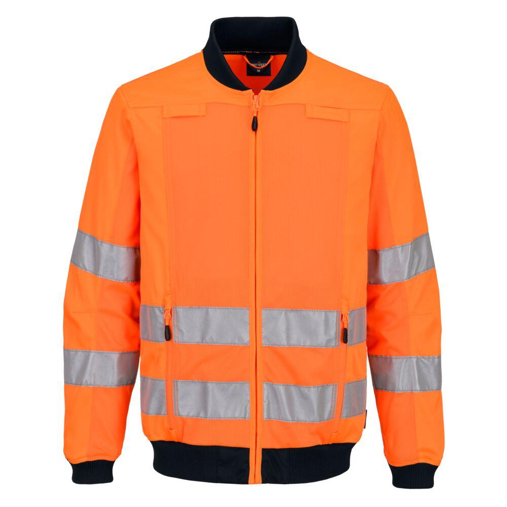 Hi-Vis Mesh Panel Work Jacket - Safetywear