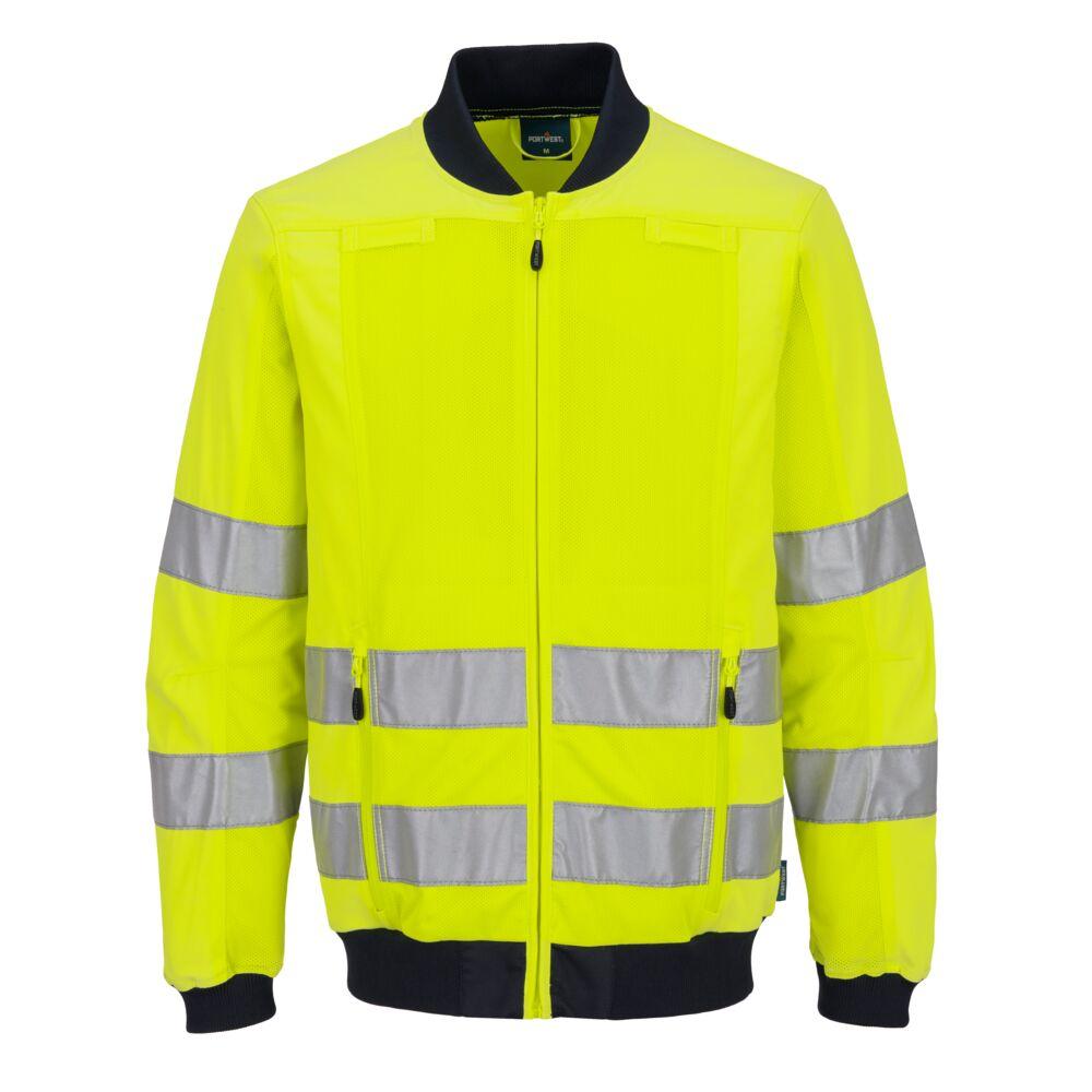 Hi-Vis Mesh Panel Work Jacket - Safetywear
