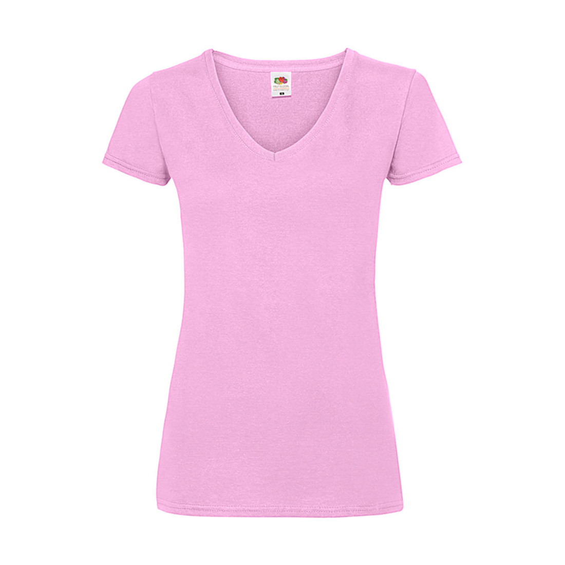 Lady-Fit Valueweight V-cuello de la camiseta - Ropa de protección