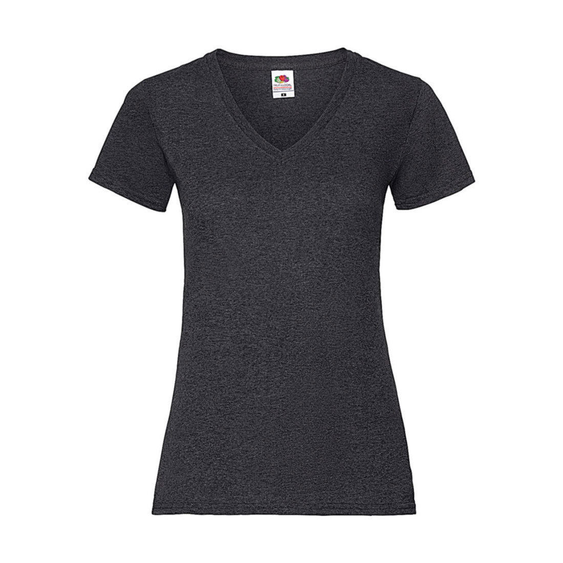 Lady-Fit Valueweight V-cuello de la camiseta - Ropa de protección