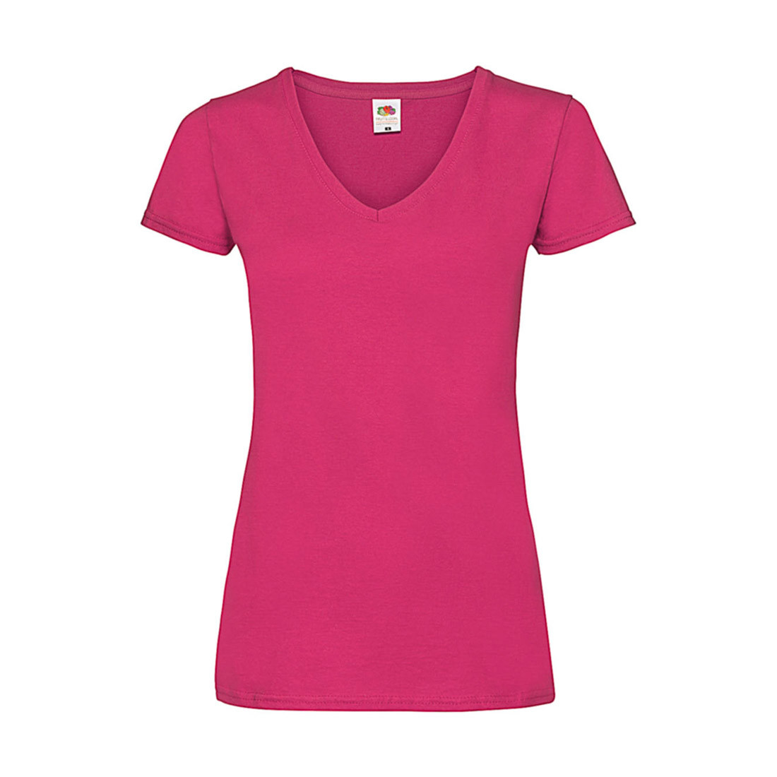 Lady-Fit Valueweight V-cuello de la camiseta - Ropa de protección