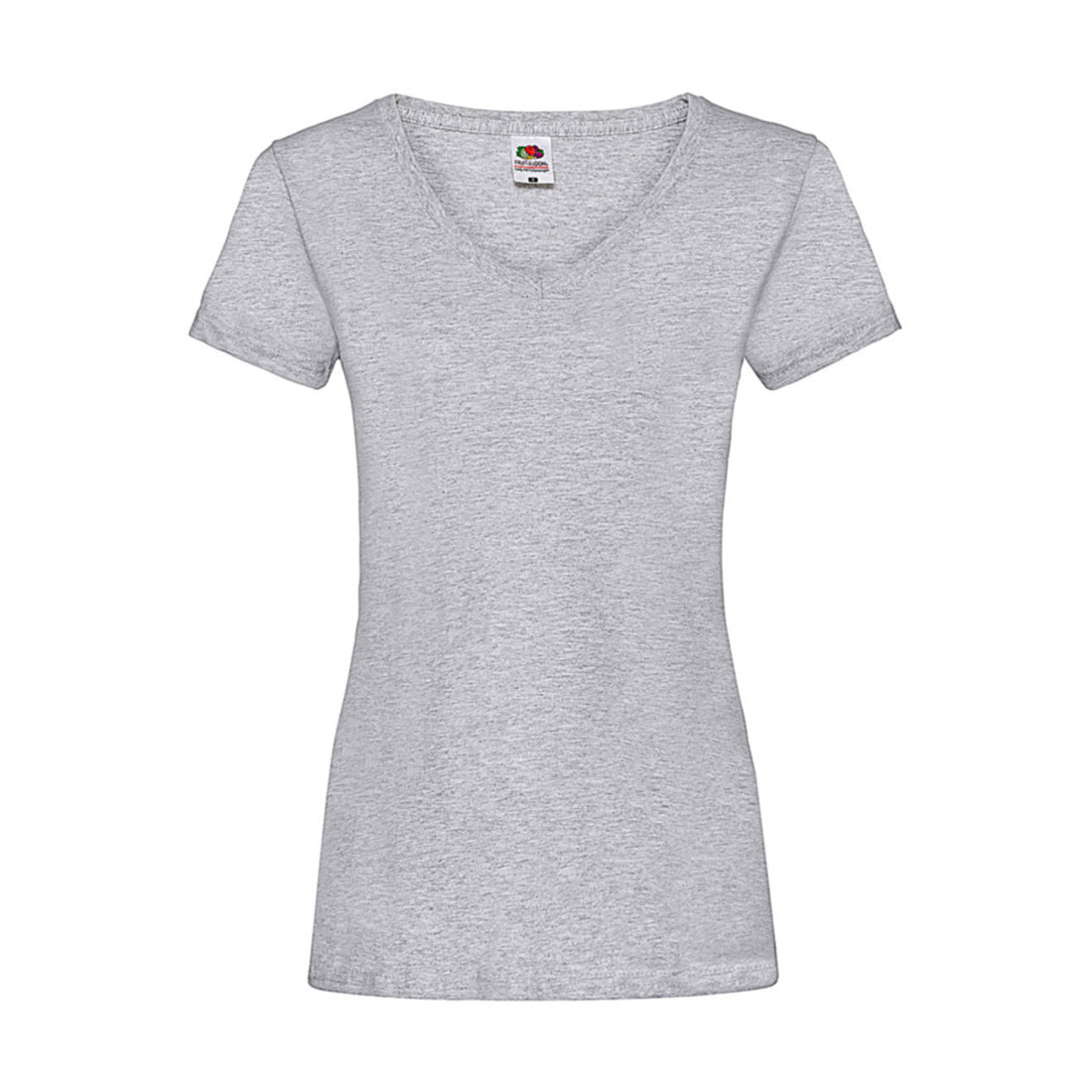 Lady-Fit Valueweight V-cuello de la camiseta - Ropa de protección