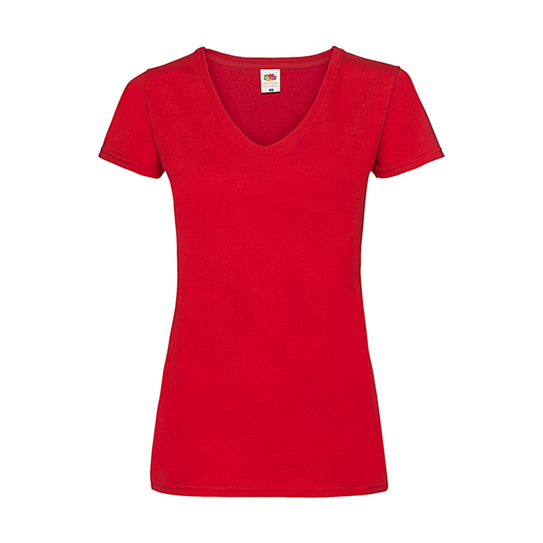 Lady-Fit Valueweight V-cuello de la camiseta - Ropa de protección