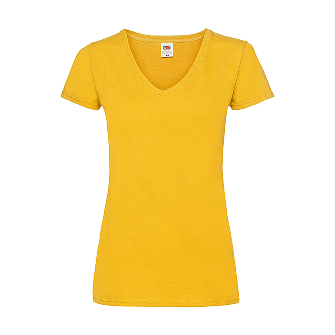 Lady-Fit Valueweight V-cuello de la camiseta - Ropa de protección