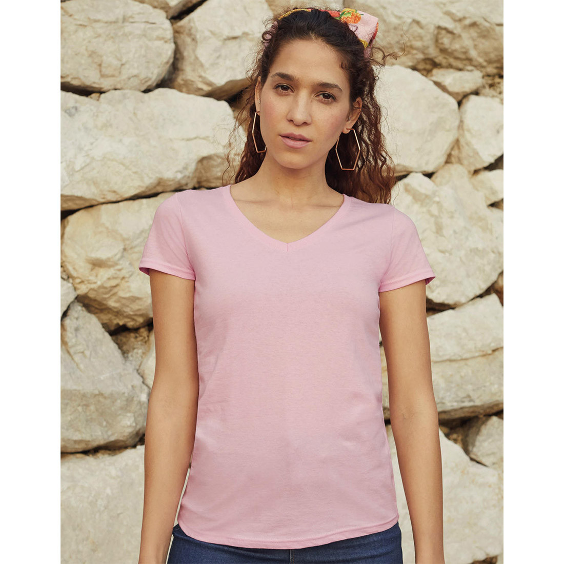 Tricou damă Valueweight V-NECK - Imbracaminte de protectie Tricou damă Valueweight V-NECK - Imbracaminte de protectie
