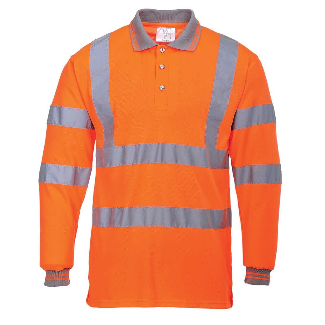 Langarm Warnschutz-Polo-Shirt - Arbeitskleidung