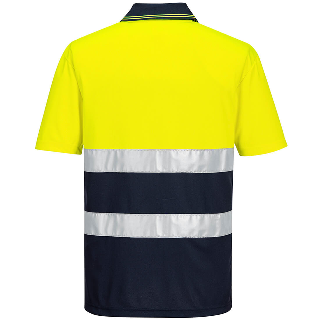 Polo ligero bicolor de alta visibilidad, con manga corta - Ropa de protección Polo ligero bicolor de alta visibilidad, con manga corta - Ropa de protección