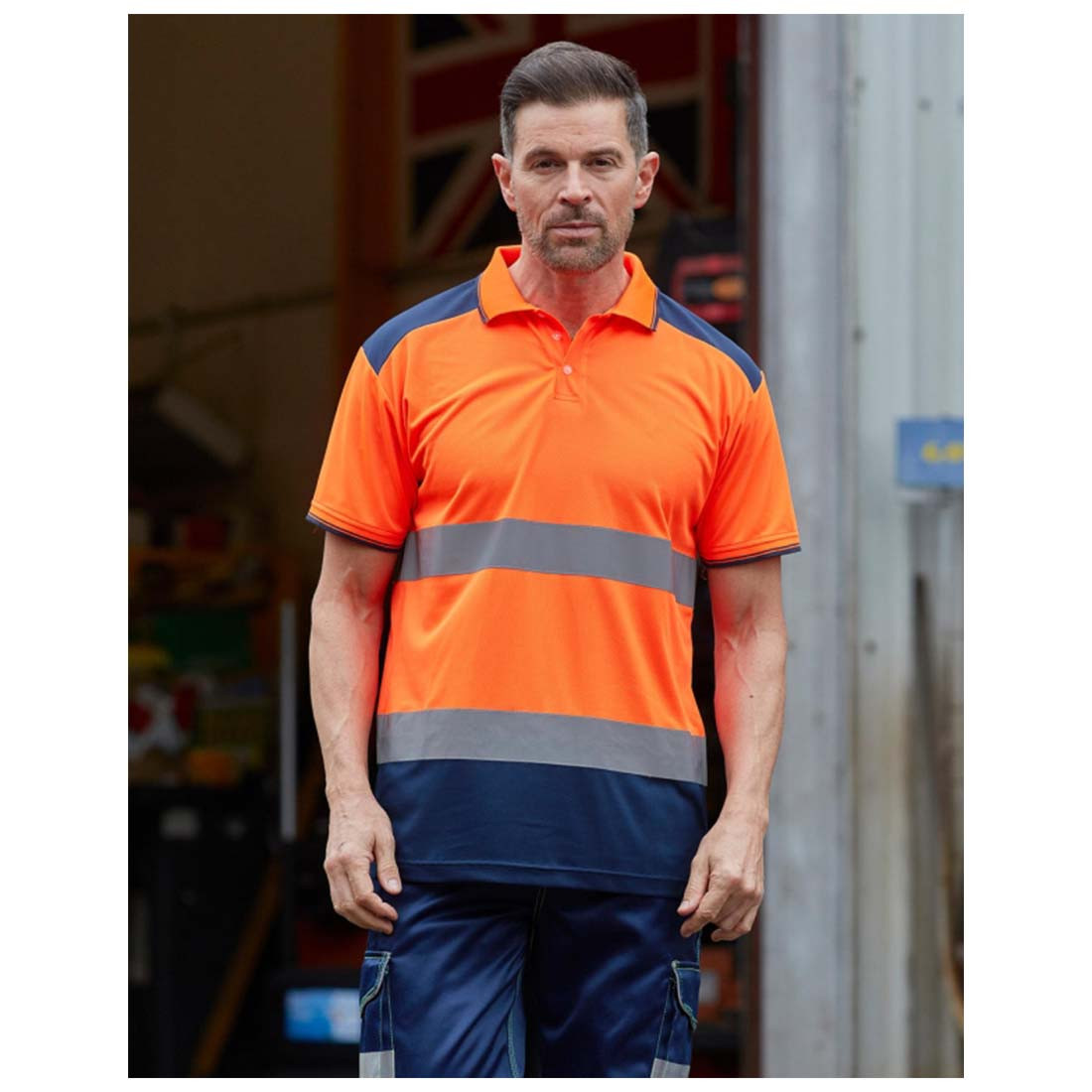 Fluo 2-Tone Polo - Safetywear Fluo 2-Tone Polo - Safetywear