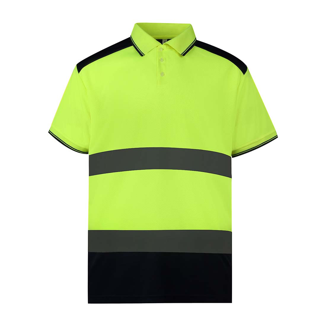 T-shirt Polo réfléchissant bicolore - Les vêtements de protection