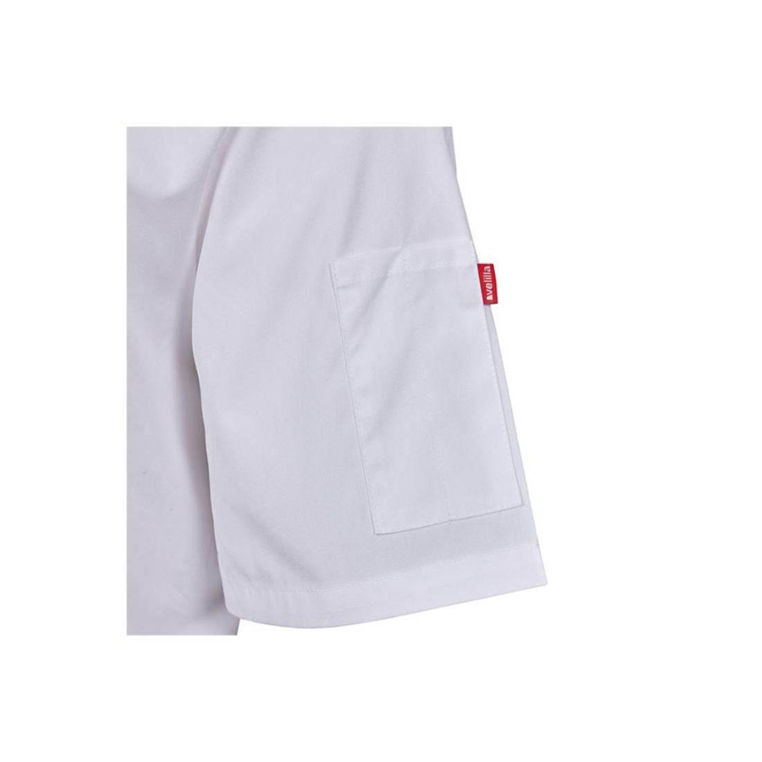 Tunică bucătar cu capse și mânecă scurtă - Imbracaminte de protectie