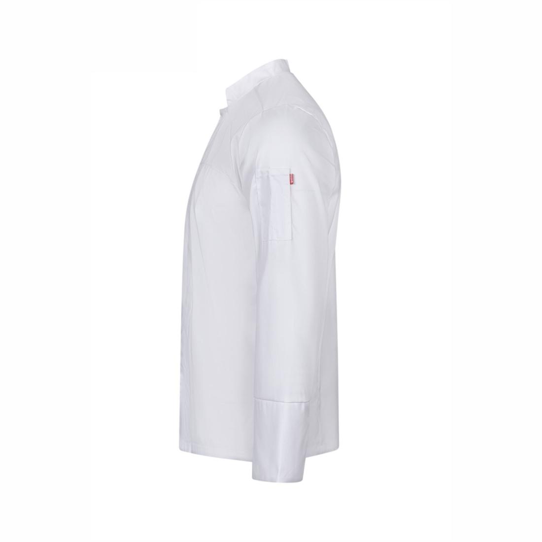 Tunică bucătar material stretch cu fermoar frontal si mânecă lungă - Imbracaminte de protectie