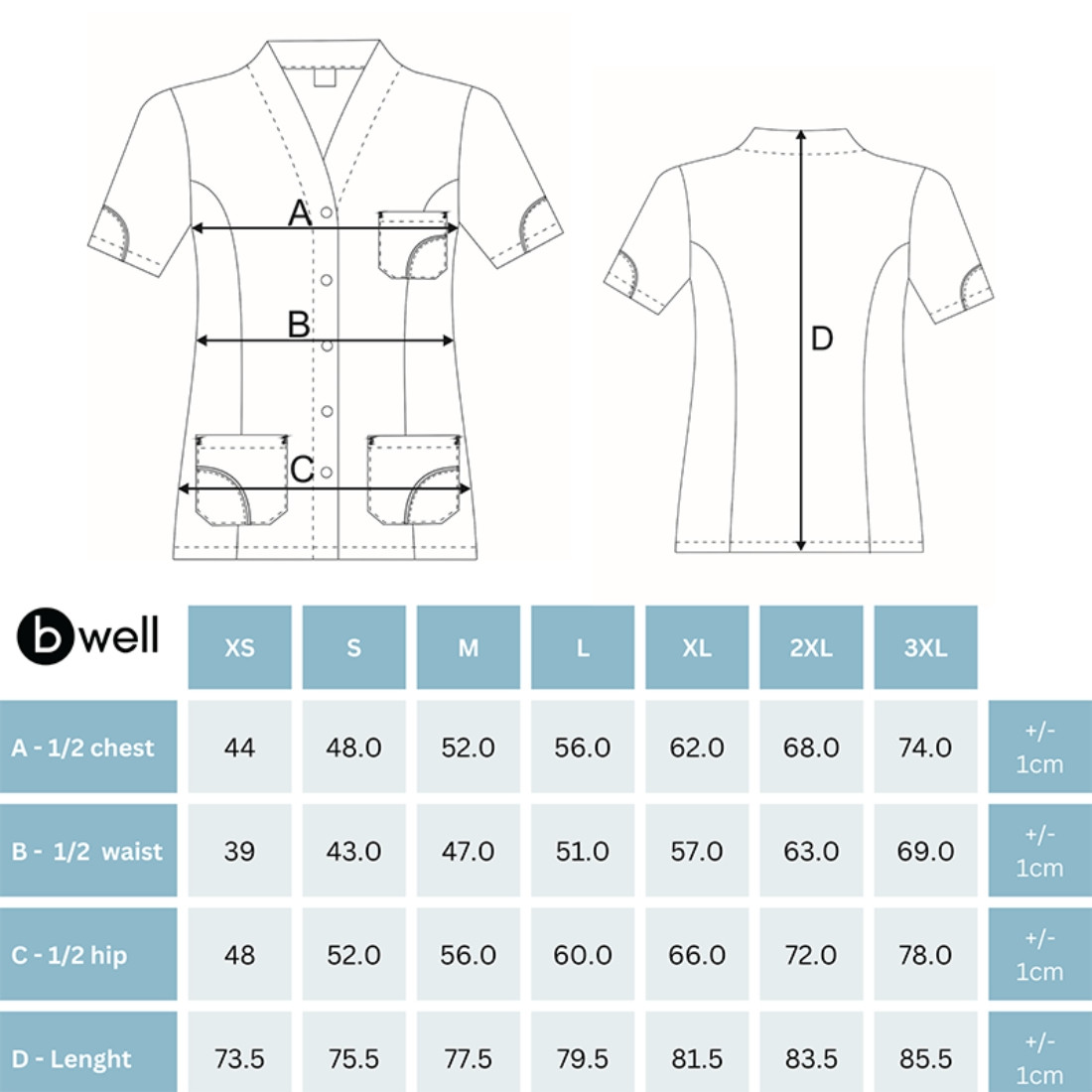 Túnica médica de mujer SILVIA - Ropa de protección Túnica médica de mujer SILVIA - Ropa de protección