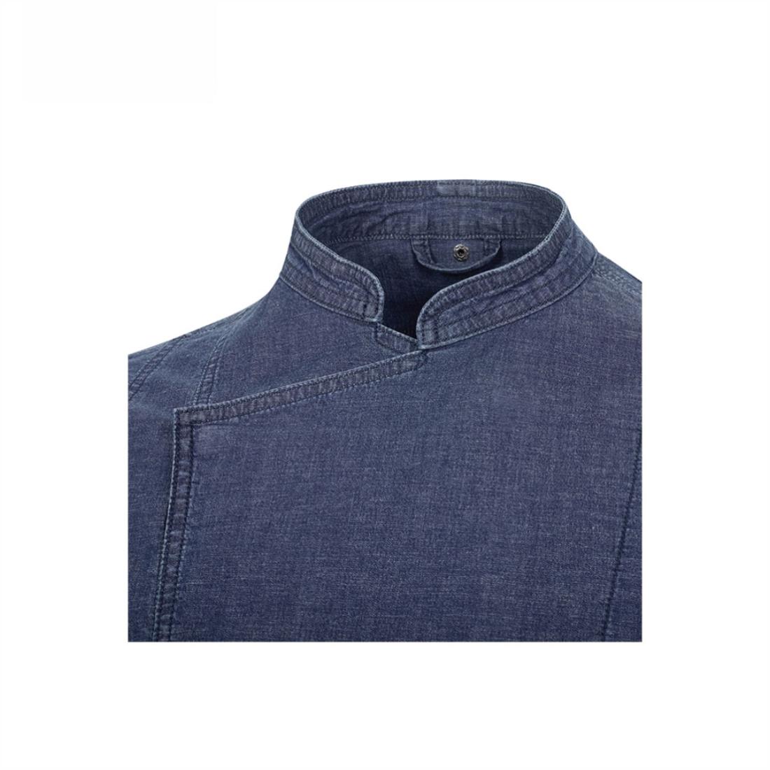 Tunică unisex din denim pentru bucătari - Imbracaminte de protectie