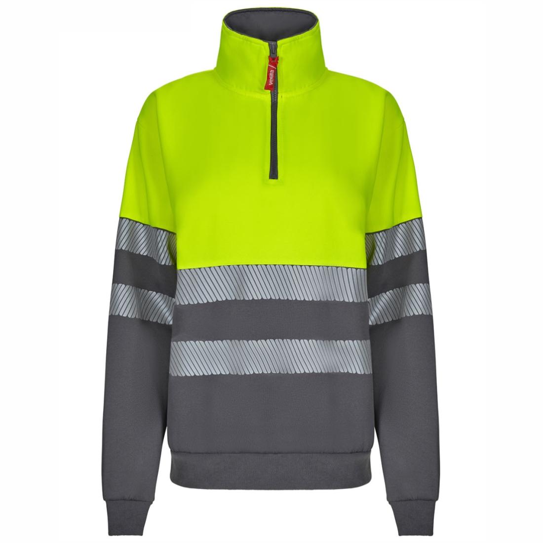 Bluzon HiVis bicolor cu fermoar 1/4 și benzi segmentate - Imbracaminte de protectie