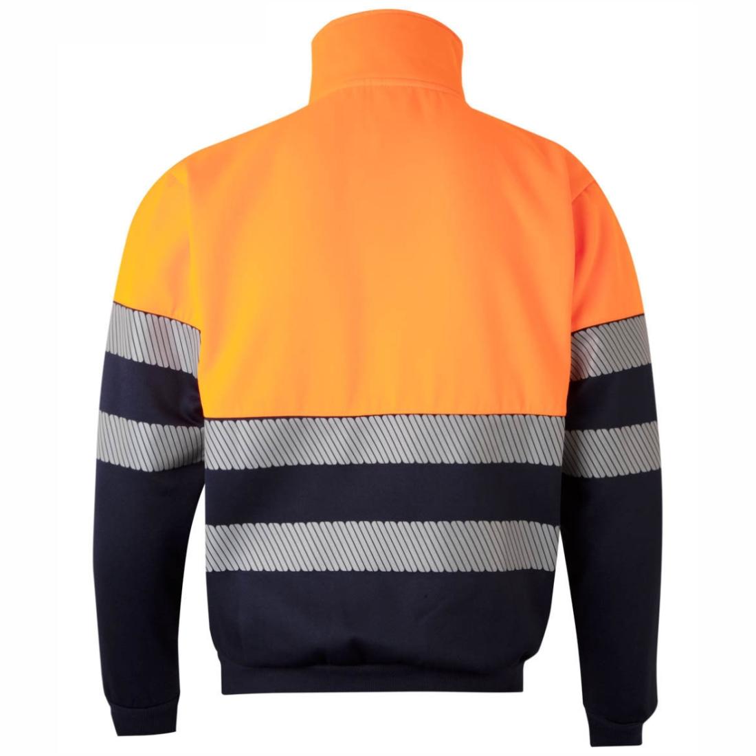 Bluzon HiVis bicolor cu fermoar 1/4 și benzi segmentate - Imbracaminte de protectie