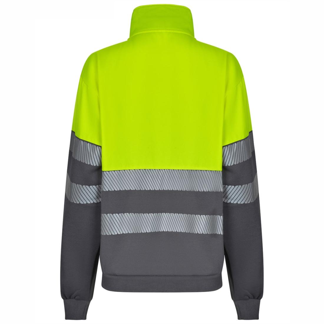 Bluzon HiVis bicolor cu fermoar 1/4 și benzi segmentate - Imbracaminte de protectie
