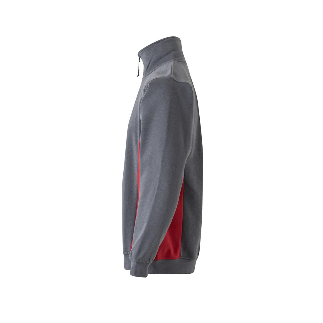 Sweatshirt bicolore avec zip 3/4 - Les vêtements de protection Sweatshirt bicolore avec zip 3/4 - Les vêtements de protection